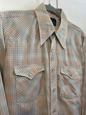 152. Vintage Maverick shirt; western; Size Medium/Tall
